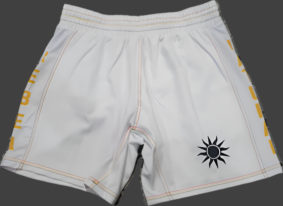 White no-gi shorts
