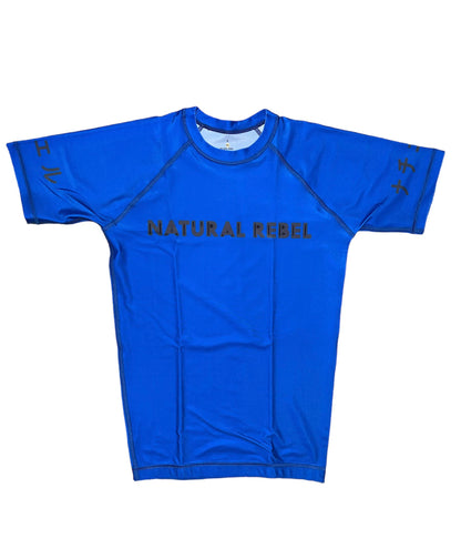 Blue belt-short sleeve rashguard