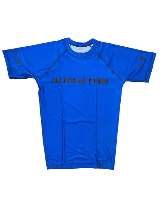 Blue belt-short sleeve rashguard