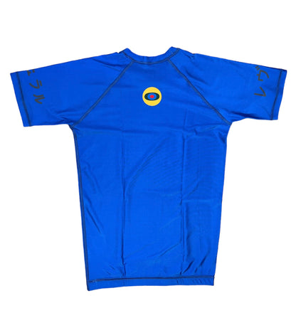 Blue belt-short sleeve rashguard